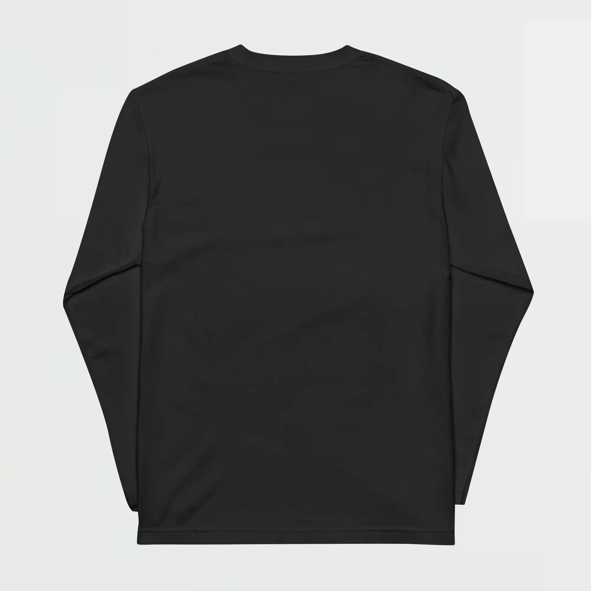 Super Genki Black long-sleeve shirt on a light gray background
